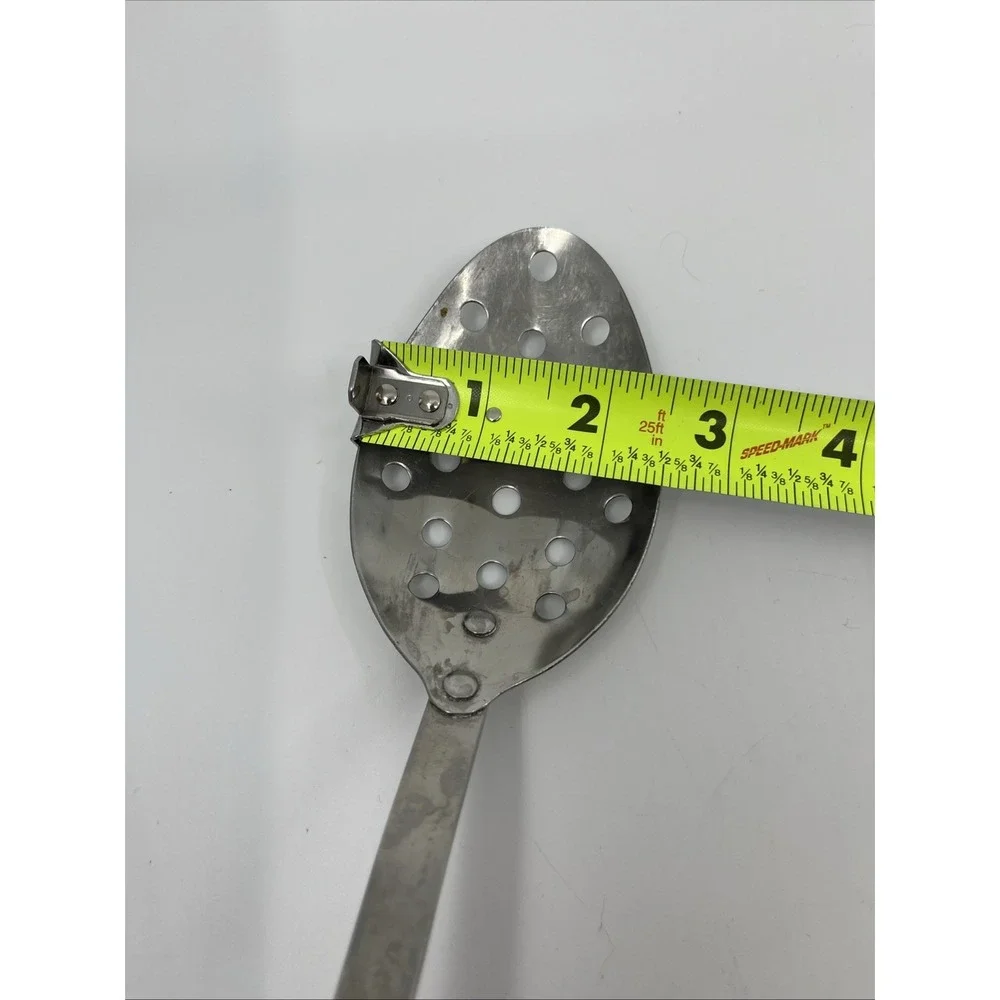 Vtg Revere Neptune Seahorse Bakelite Stainless‎ Slotted Spoon USA 16
